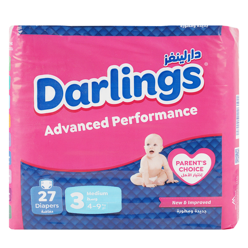 Darlings No.3 Baby Diaper 27pcs (4-9kg)