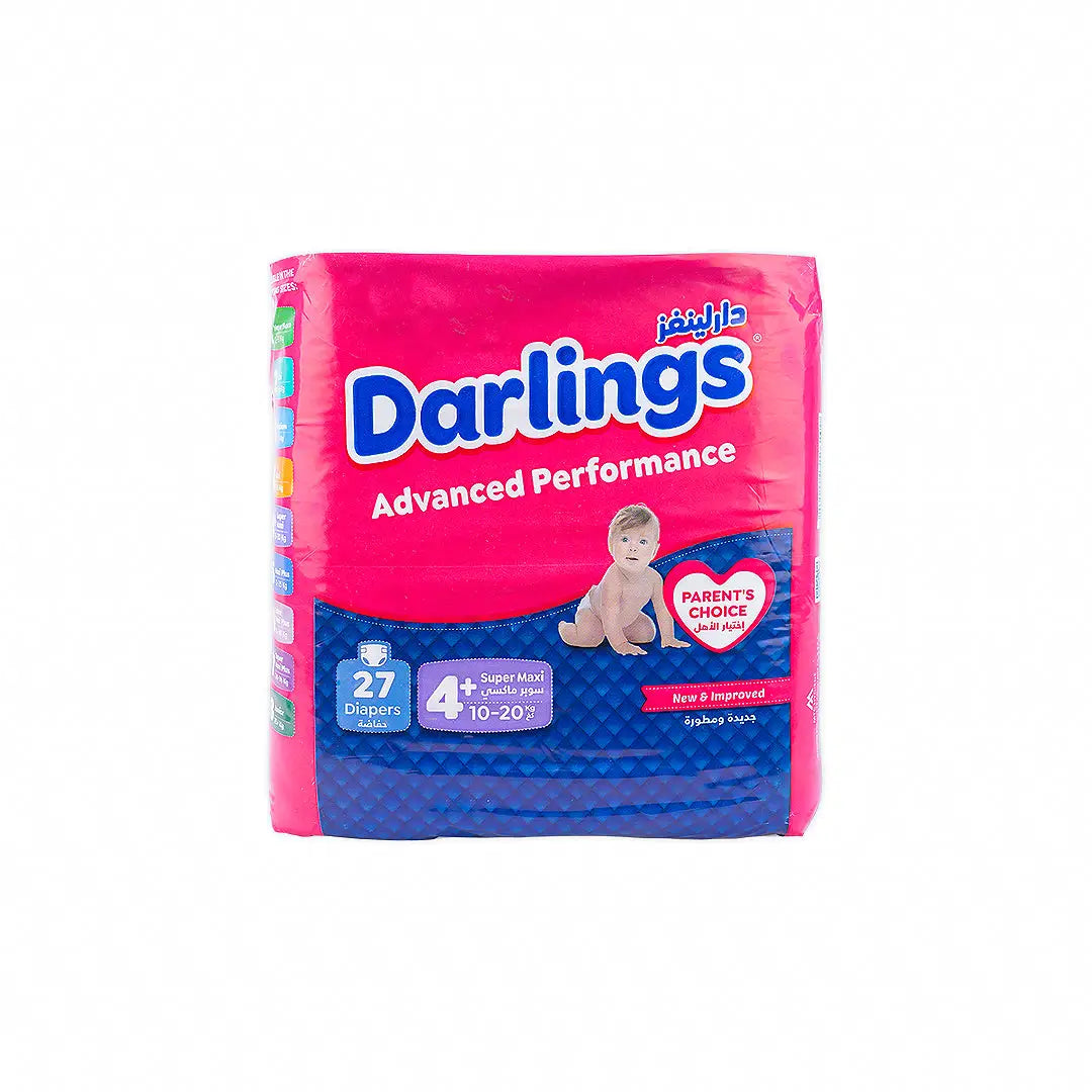 52968-Darlings No.4+ Baby Diaper 27pcs (10-20kg)