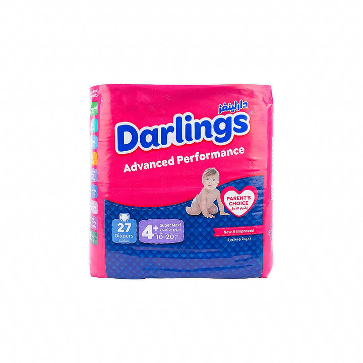 52968-Darlings No.4+ Baby Diaper 27pcs (10-20kg)