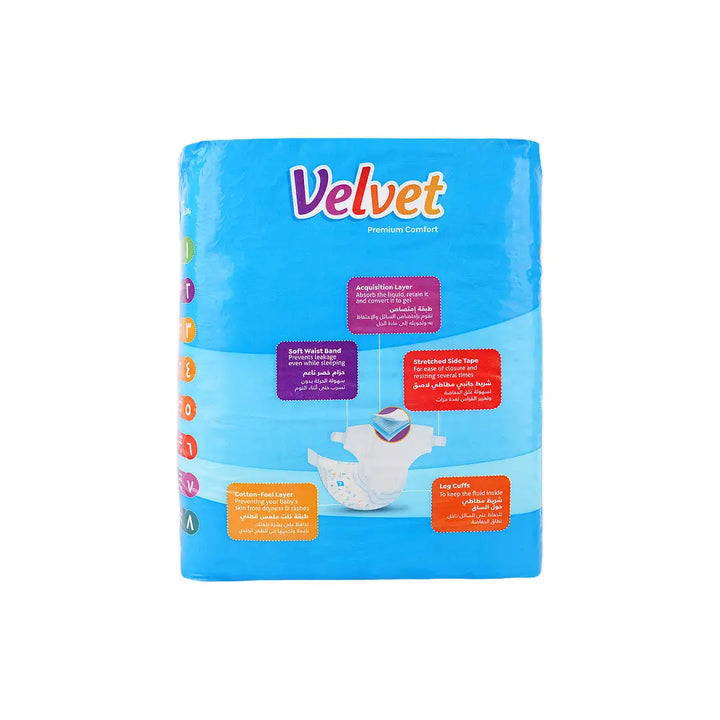 52969-Velvet No.7 Baby Diapers 22Pcs (24-36KG) +3