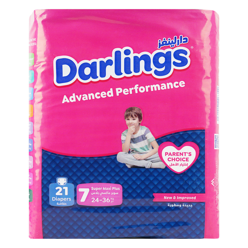 Darlings No.7 Baby Diaper 21pcs (24-36kg)