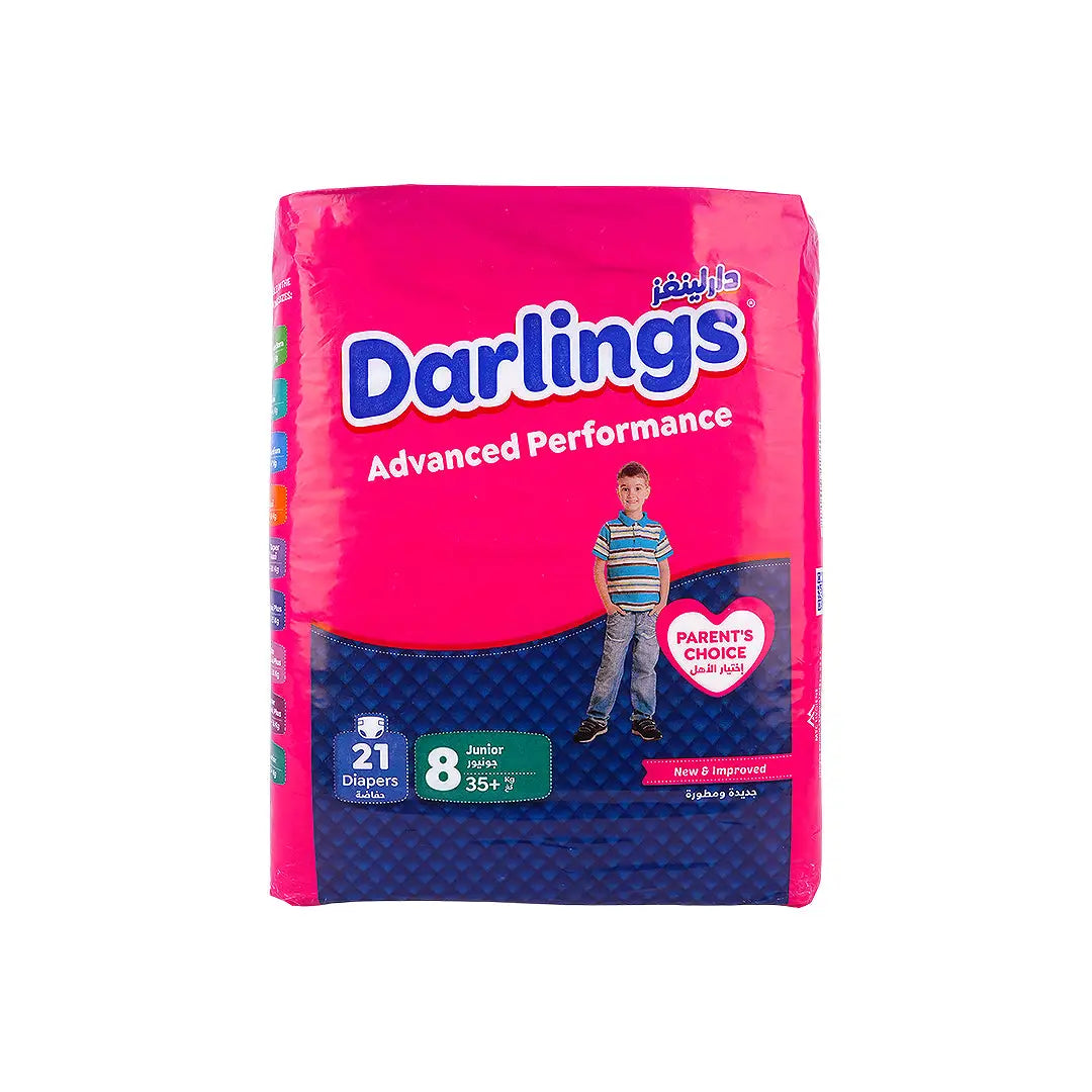 52974-Darlings No.8 Baby Diaper 21pcs (35+kg)