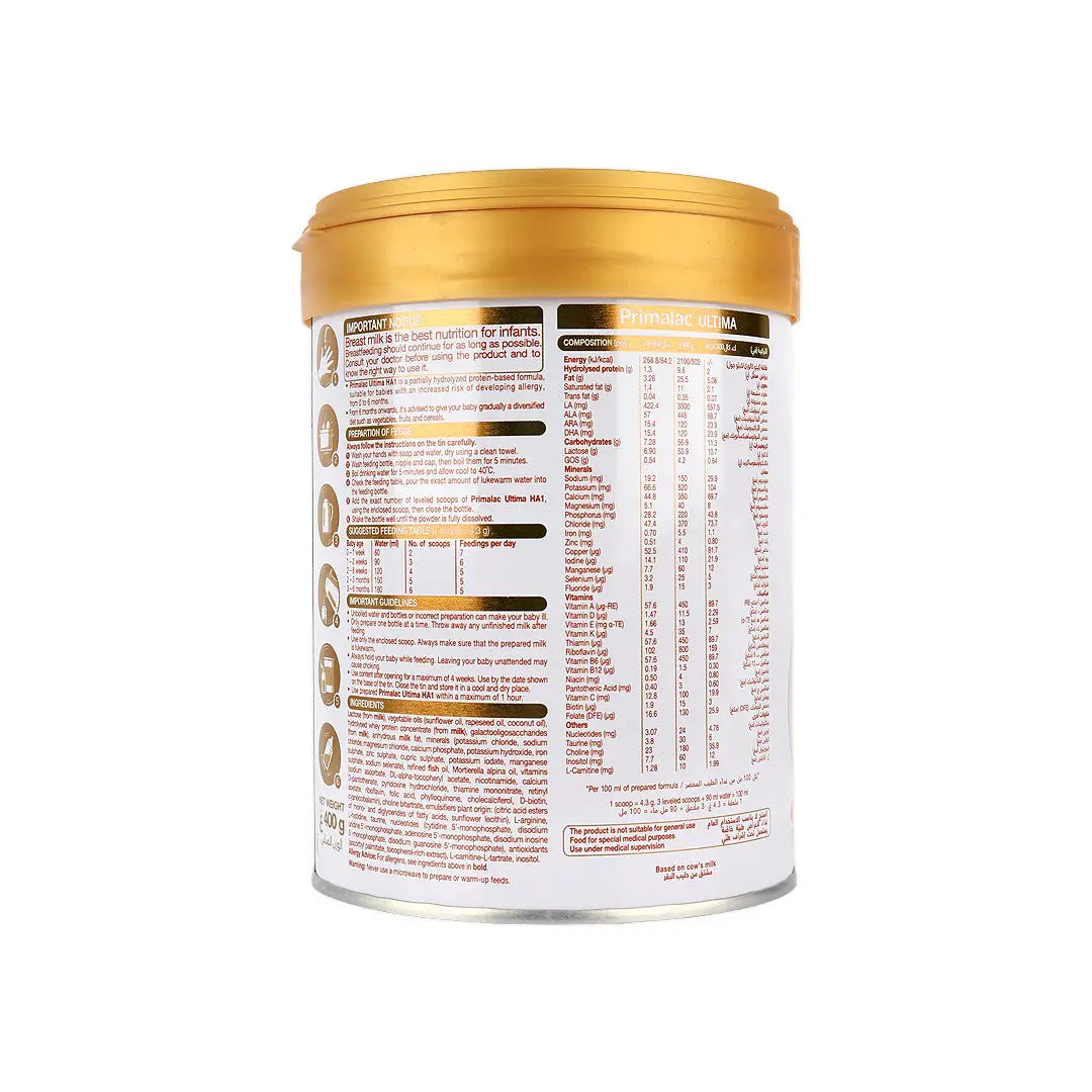 Primalac Ultima HA1 (0-6m) 400g