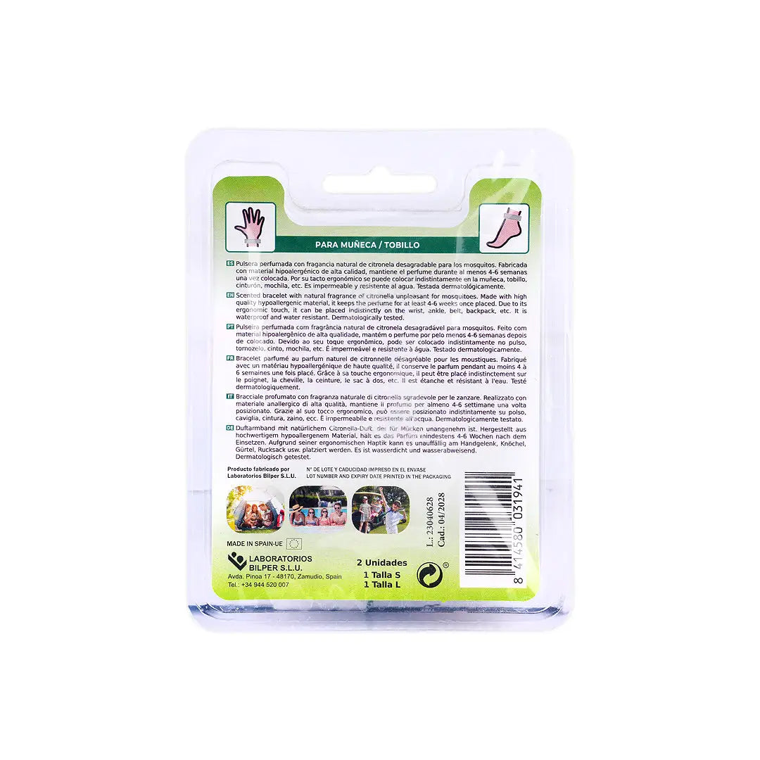 Bacterisan Pulseras Citronela S+L 2Pcs