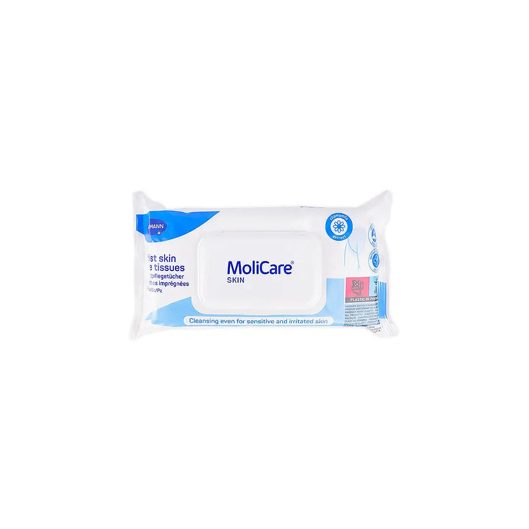 53008-Hartmann Molicare Moist Skin Care Tissues 50Pcs
