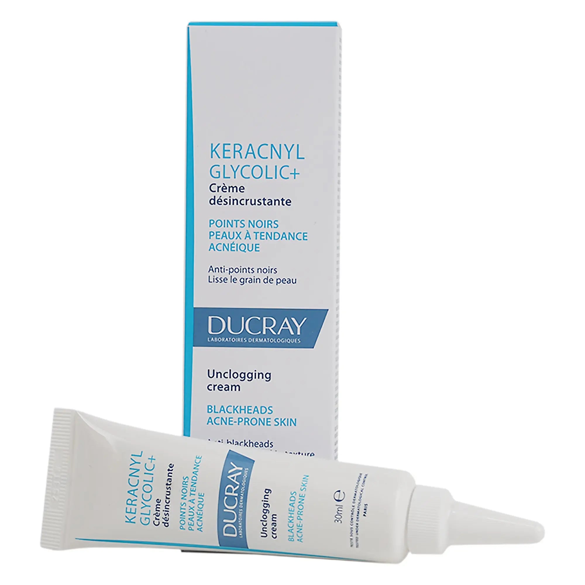 Ducray Keracnyl Glycolic + Unclogging Cream 30ml
