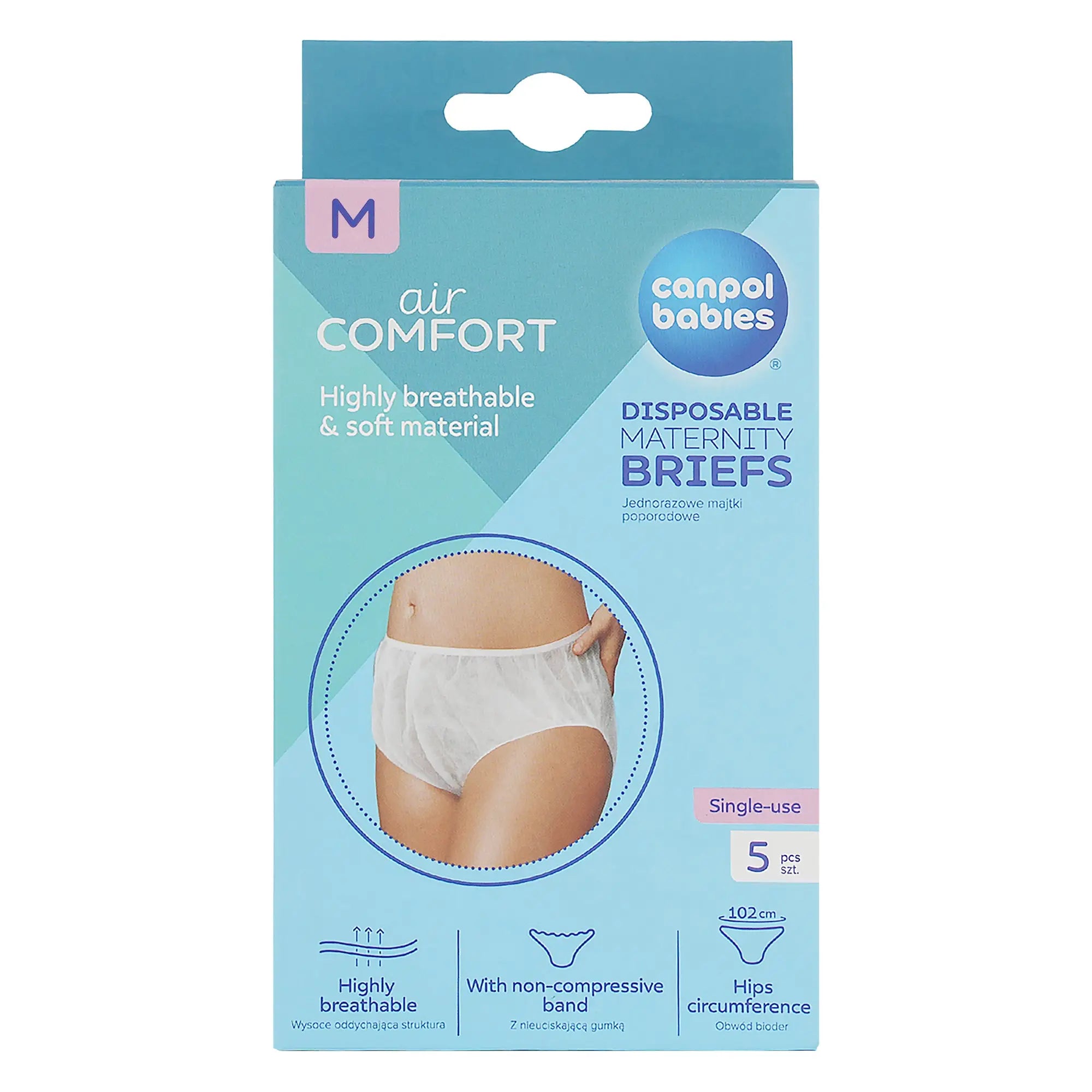 Canpol Disposable Maternity Briefs 5pcs-M