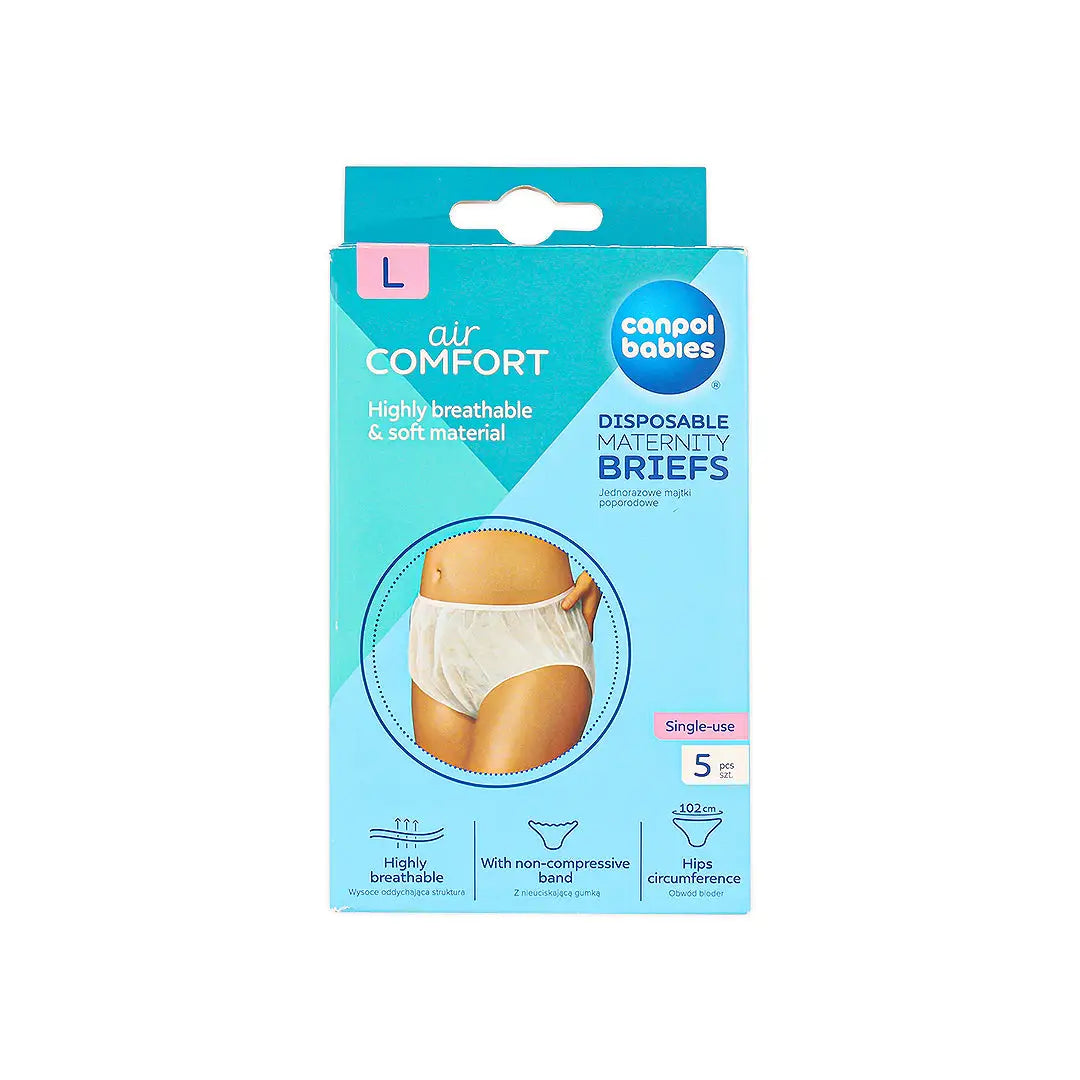 53039-Canpol Disposable Maternity Briefs 5pcs-L