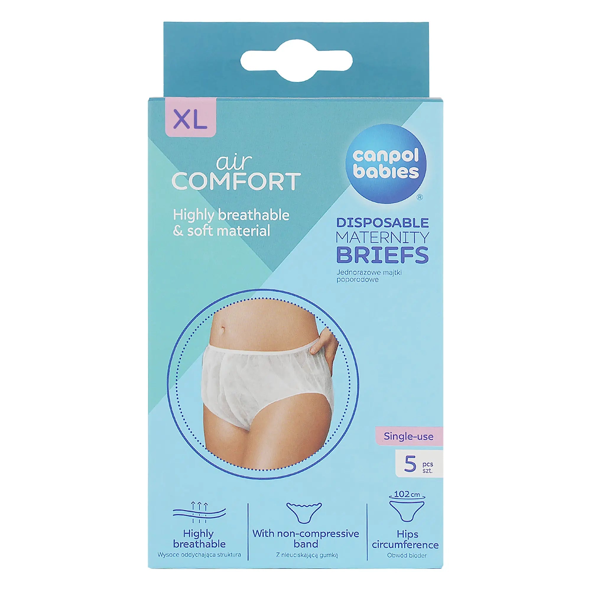 Canpol Disposable Maternity Briefs 5pcs-XL