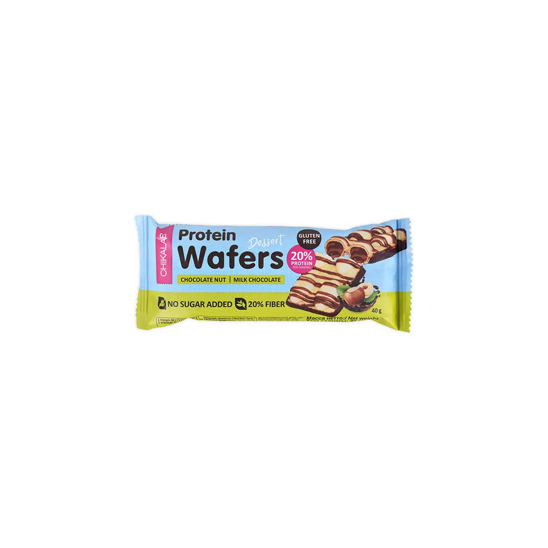 Chikalab Protein Wafers Dessert Chocolate Nut 40g