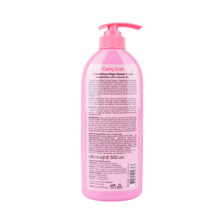 53050-Cathy Doll L-Glutathione magic Shower Cream 500ml +2