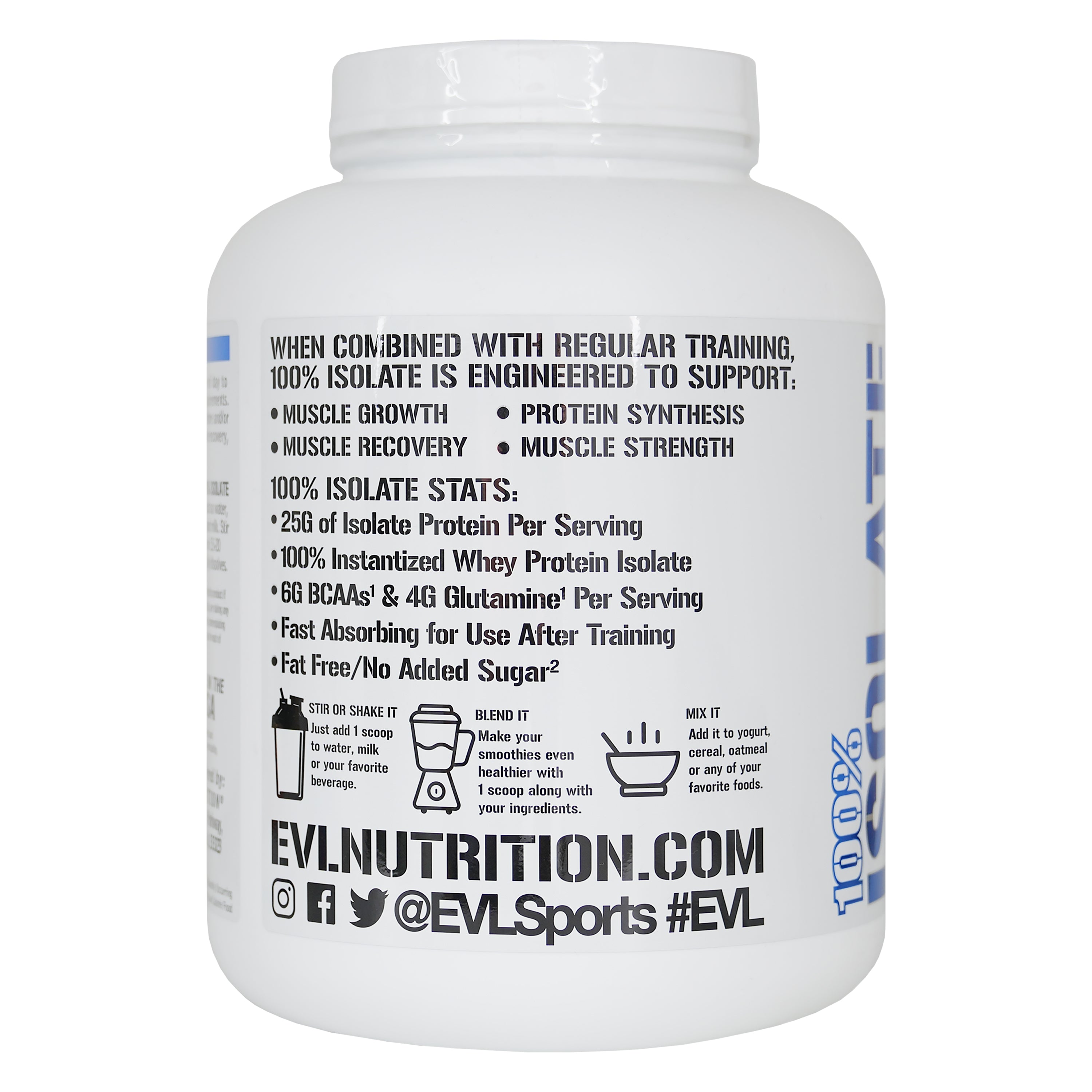 Evl Isolate Protein Double Rich Chocolate 2.268Kg