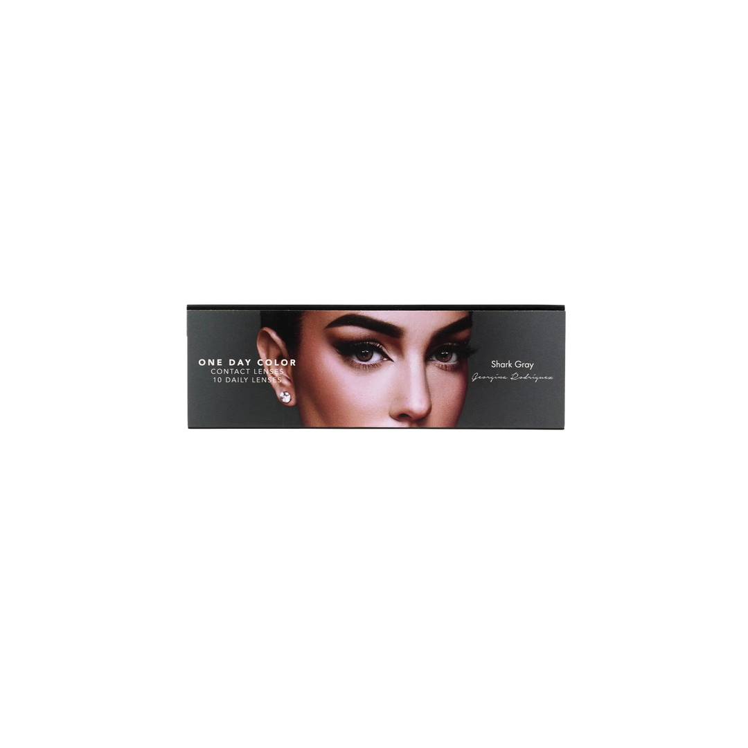 53057-Amara One Day Color 10 Contact Lenses - Shark Gray +6