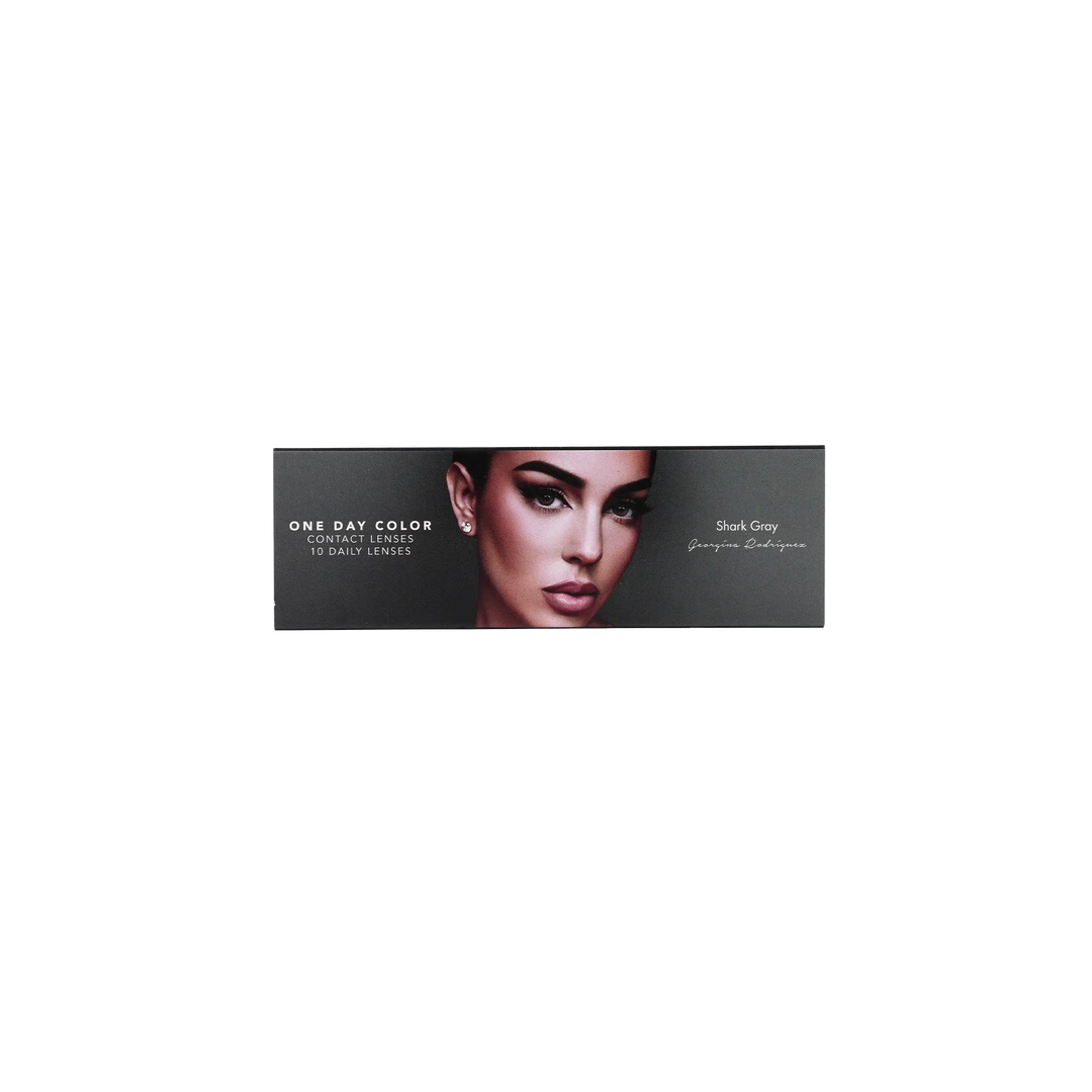 53057-Amara One Day Color 10 Contact Lenses - Shark Gray +2