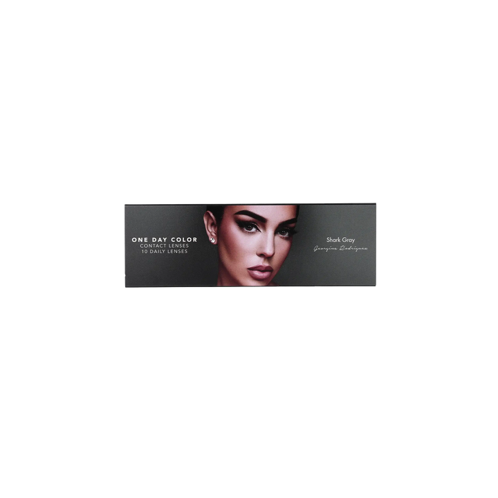 53057-Amara One Day Color 10 Contact Lenses - Shark Gray +2
