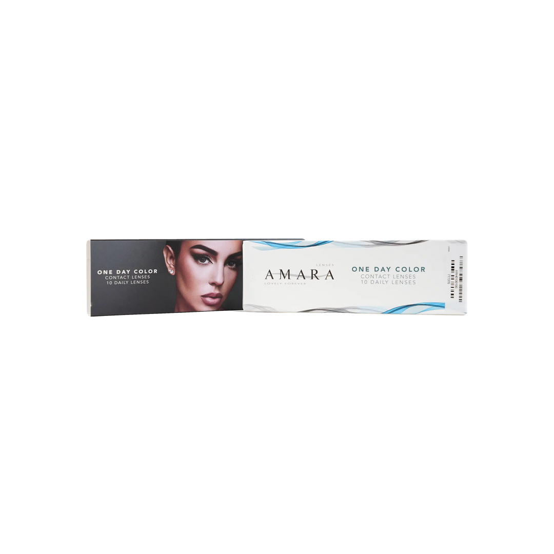 53057-Amara One Day Color 10 Contact Lenses - Shark Gray +3