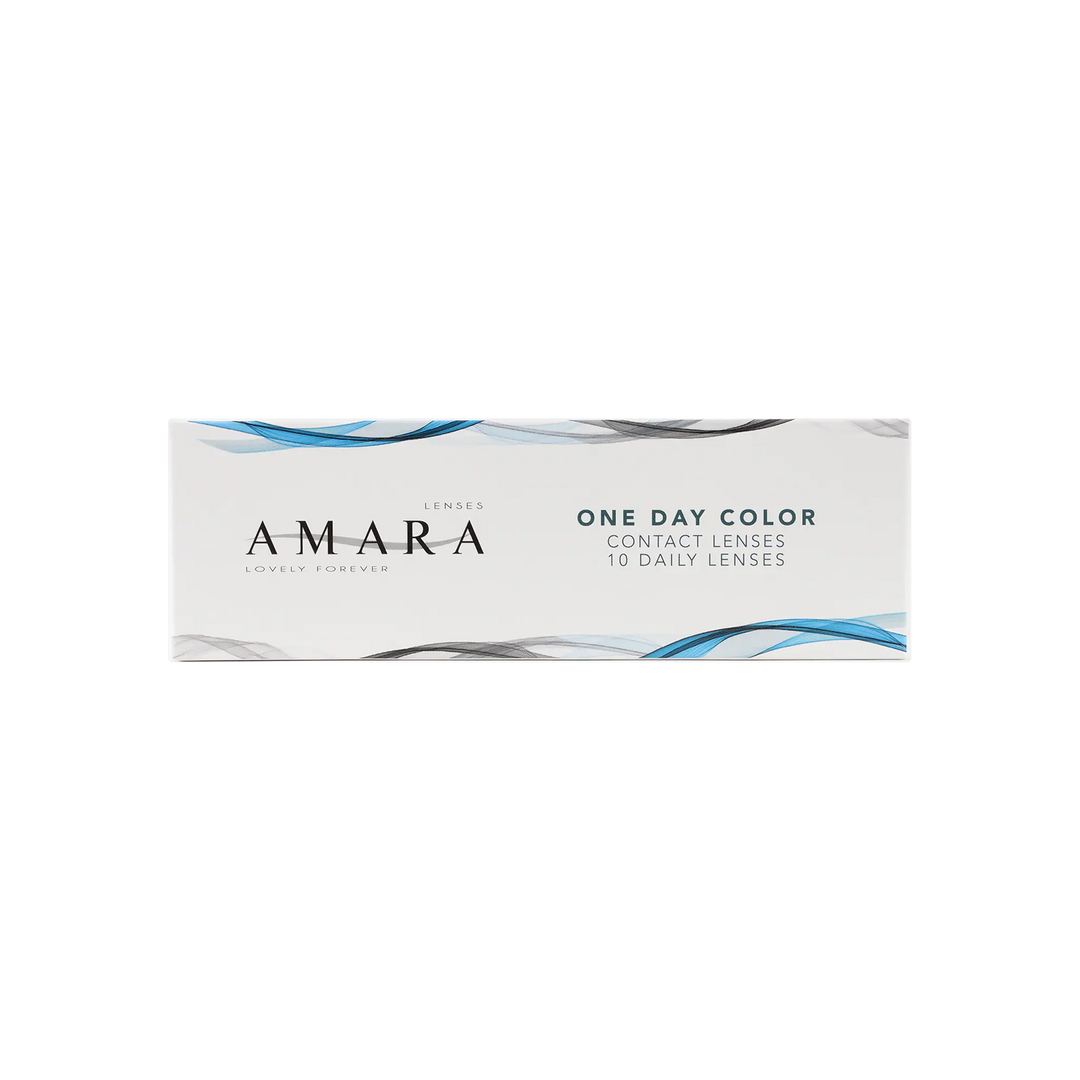 53057-Amara One Day Color 10 Contact Lenses - Shark Gray +5