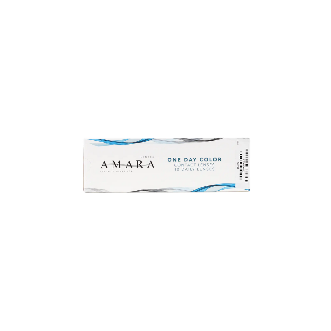53058-Amara One Day Color 10 Contact Lenses - Toffee +6