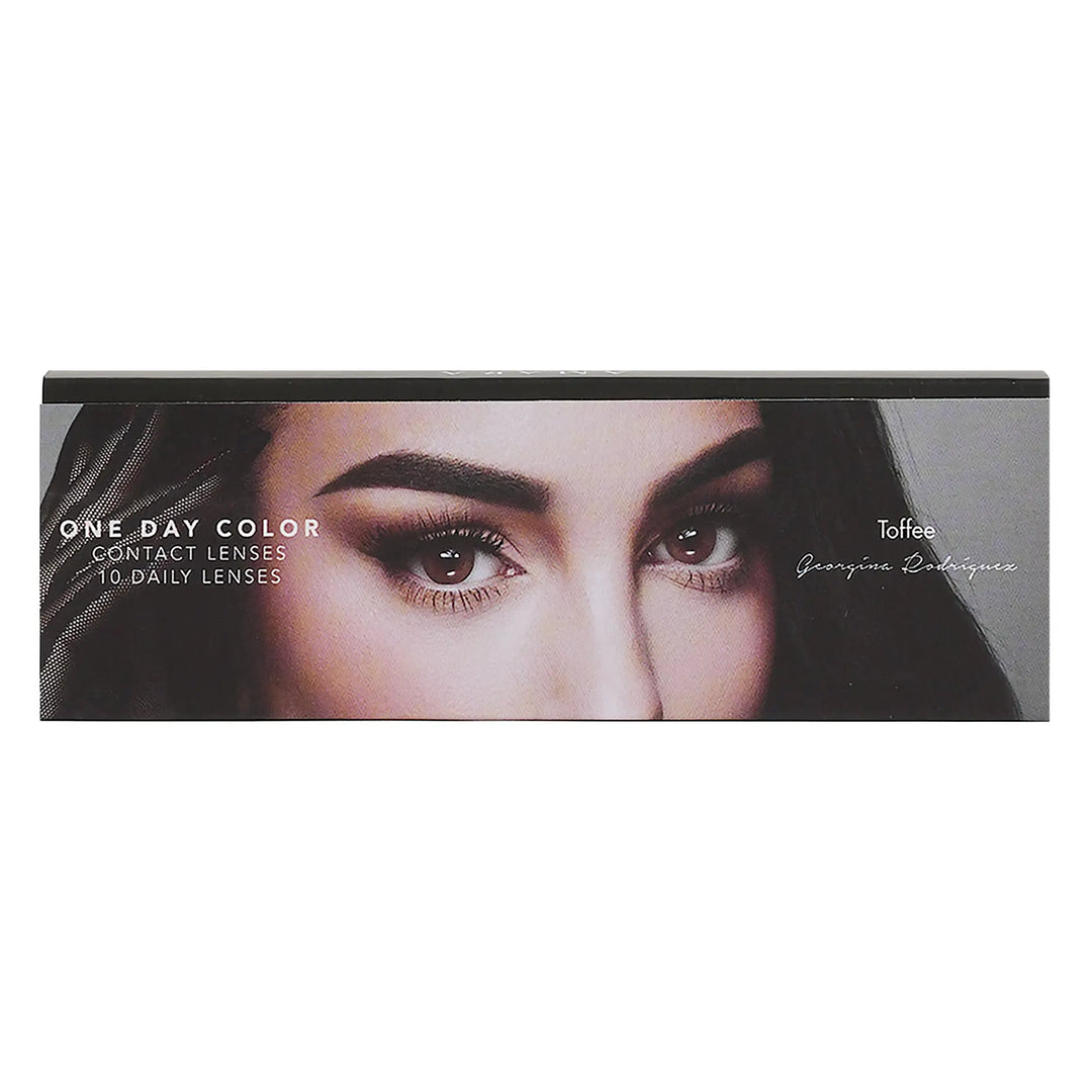 53058-Amara One Day Color 10 Contact Lenses - Toffee +2