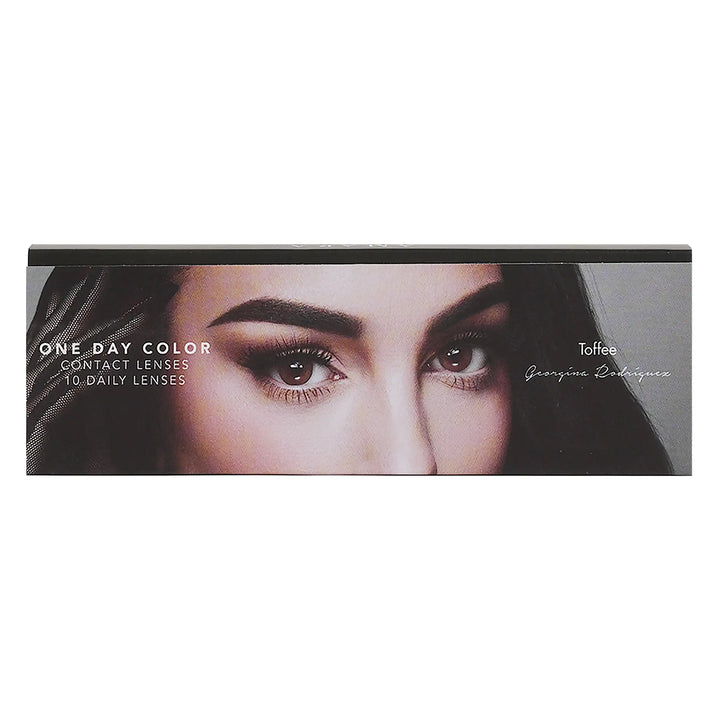 53058-Amara One Day Color 10 Contact Lenses - Toffee +2