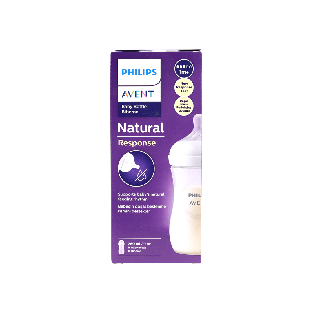 Avent Natural Baby Bottle 1m+ 260ml-Y903/01(PA702)