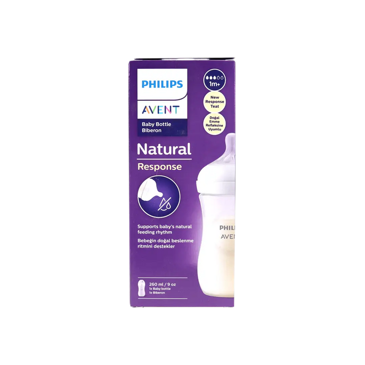 53065-Avent Natural Baby Bottle 1m+ 260ml-Y903/01(PA702) +4