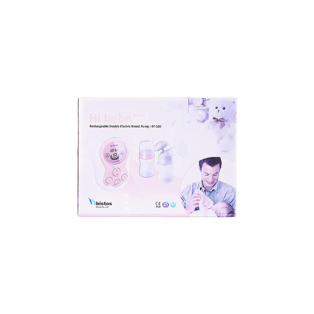 53068-Hi Bebe Plus Rechargeable Double Breast Pump BT-100 Pink