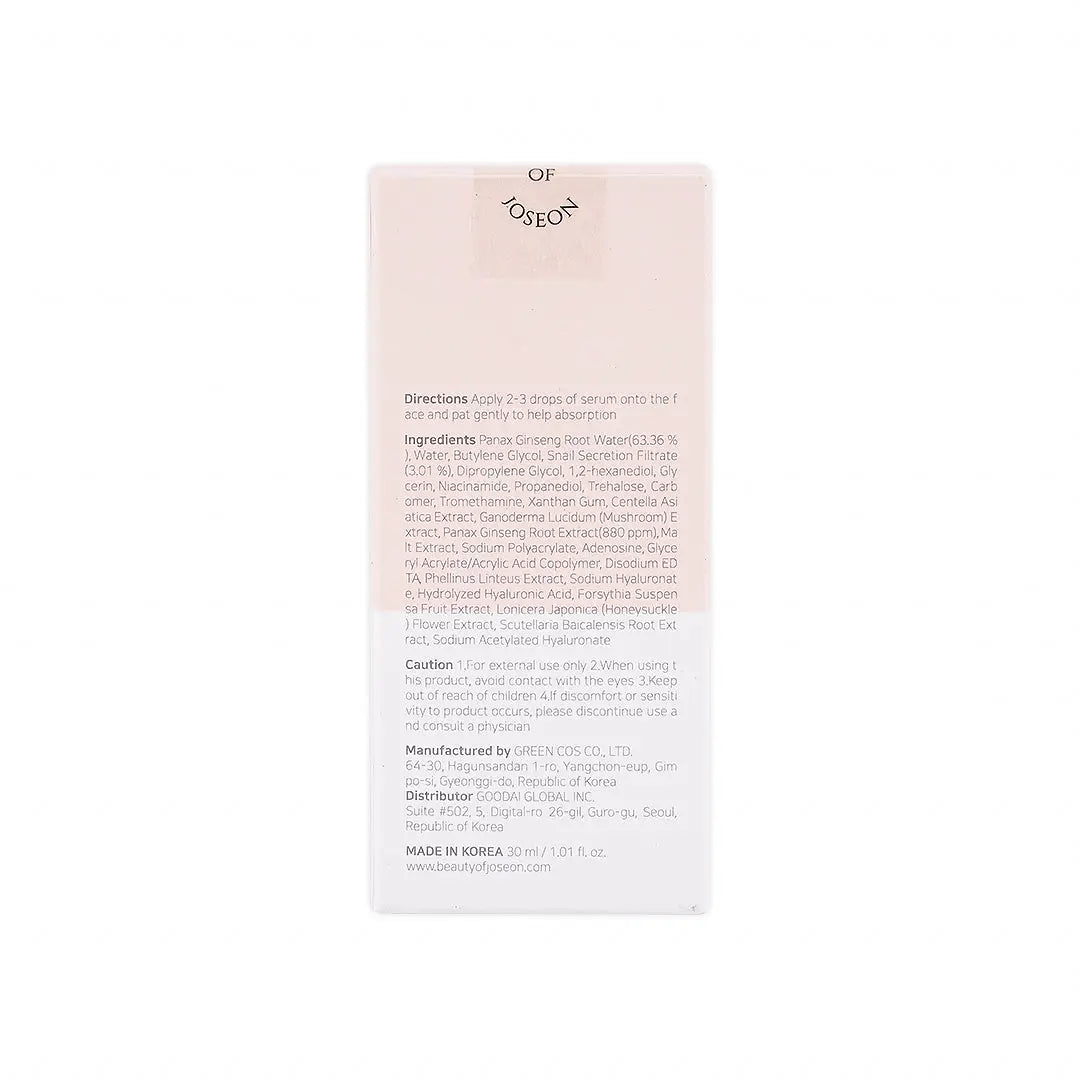 Beauty Of Joseon Revive Serum Ginseng+Snail Mucin 30ml