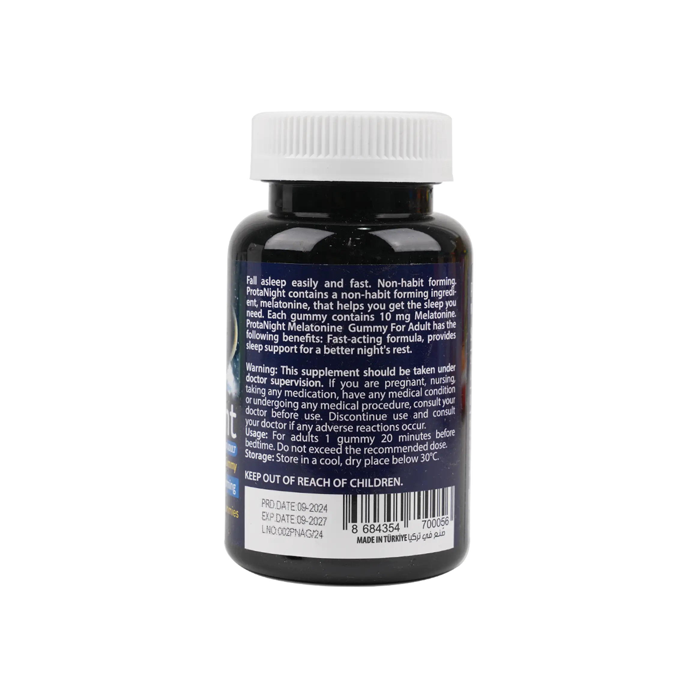 Protem Pharma Prota Night ForAdult Melatonine 10mg 30Gummies