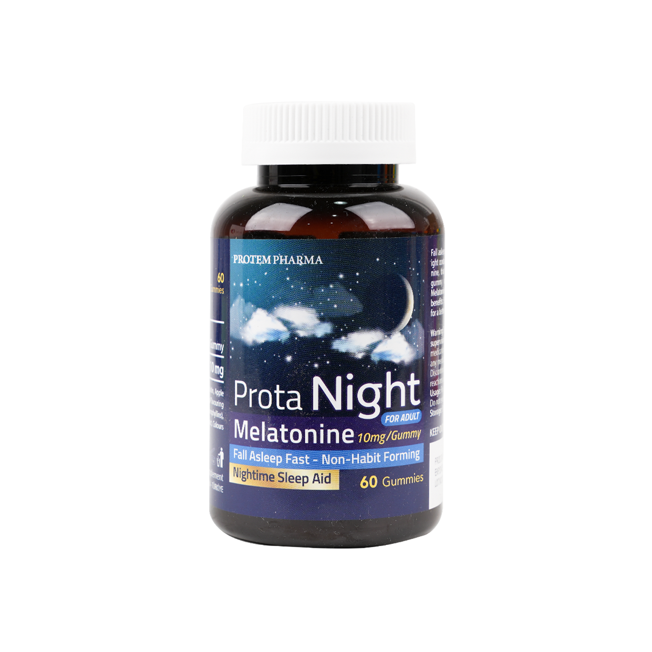 Protem Pharma Prota Night ForAdult Melatonine 10mg 60Gummies