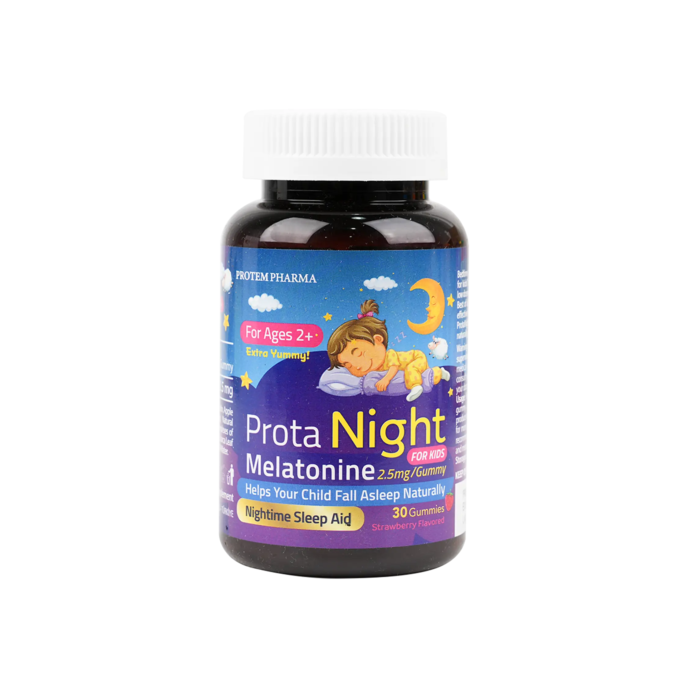 Protem Pharma Prota Night ForKids Melatonine 2.5mg 30Gummies