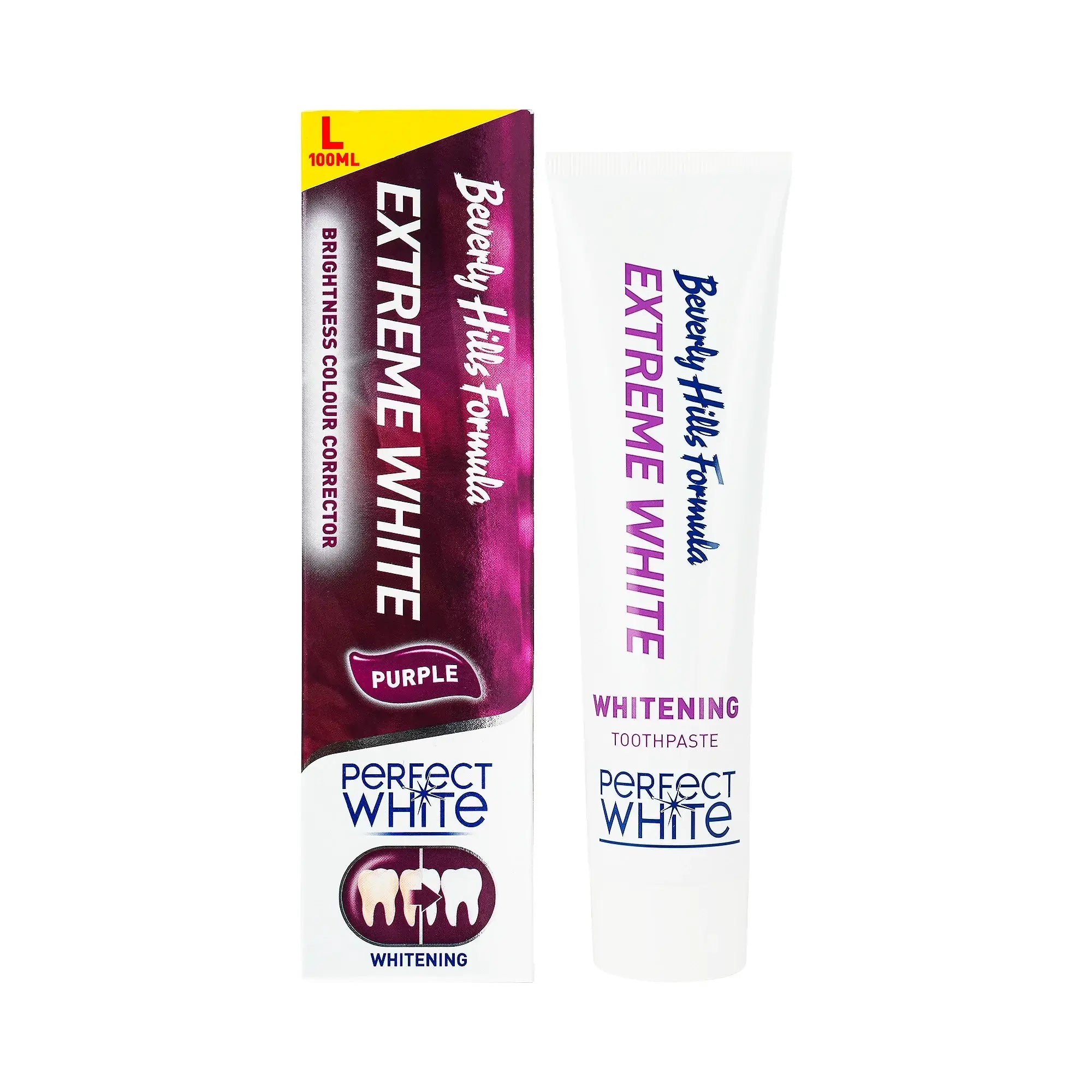 Perfect White Extreme White Teeth Whitening Toothpaste 100ml +1