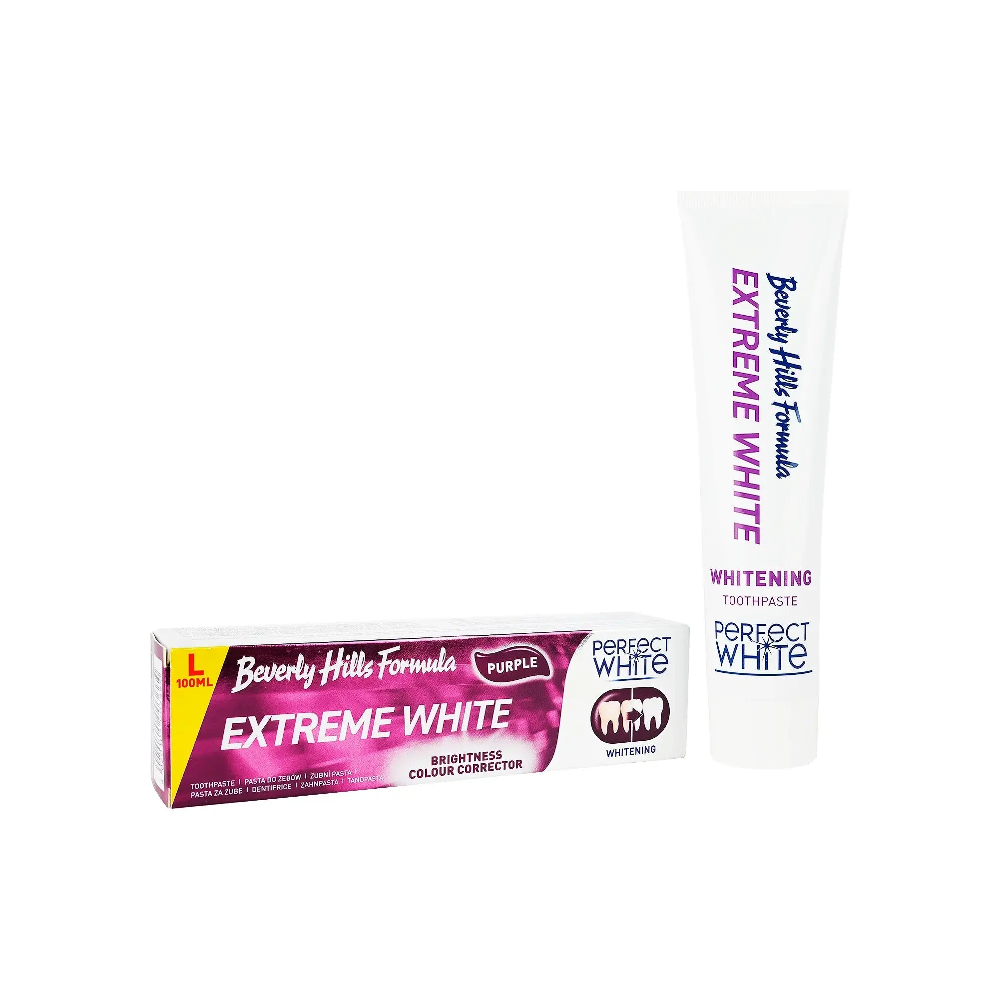 Perfect White Extreme White Teeth Whitening Toothpaste 100ml +7