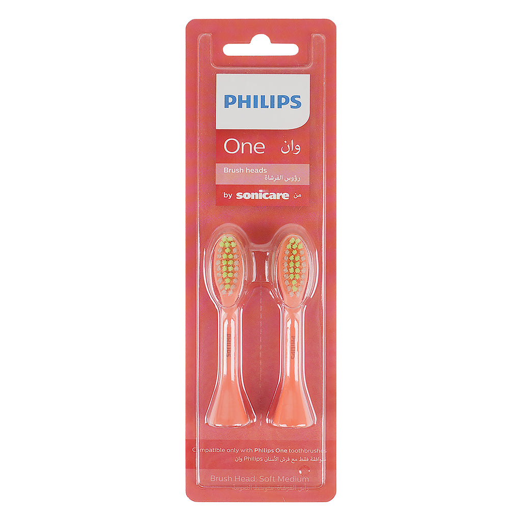 Philips Sonicare One Brush Heads 2pcs Miami Coral BH1022/01