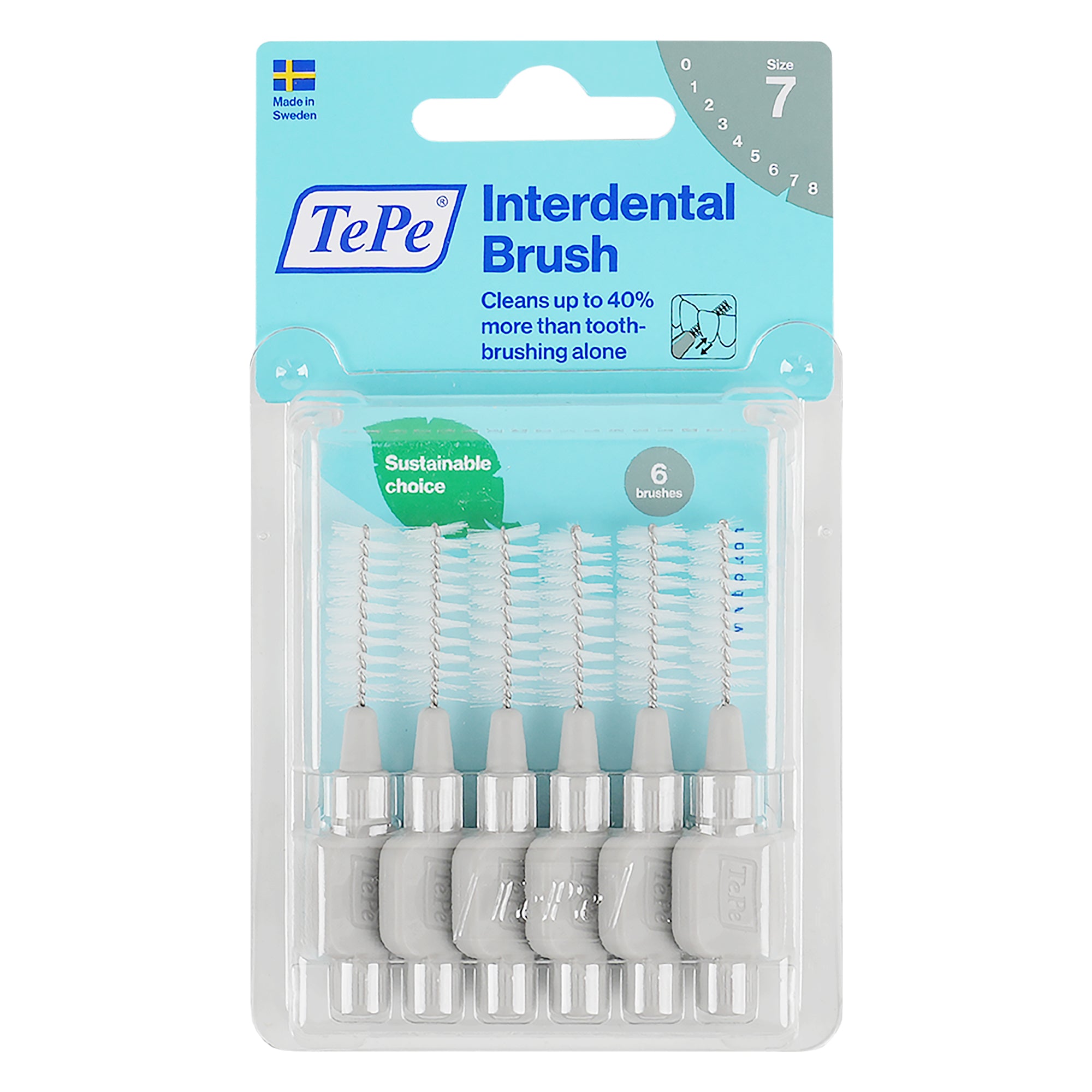 Tepe Interdental Brush 1.3mm Size-7 (Grey)