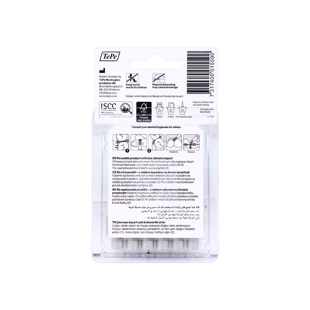 tepe interdental brush 1 3mm size 7 grey