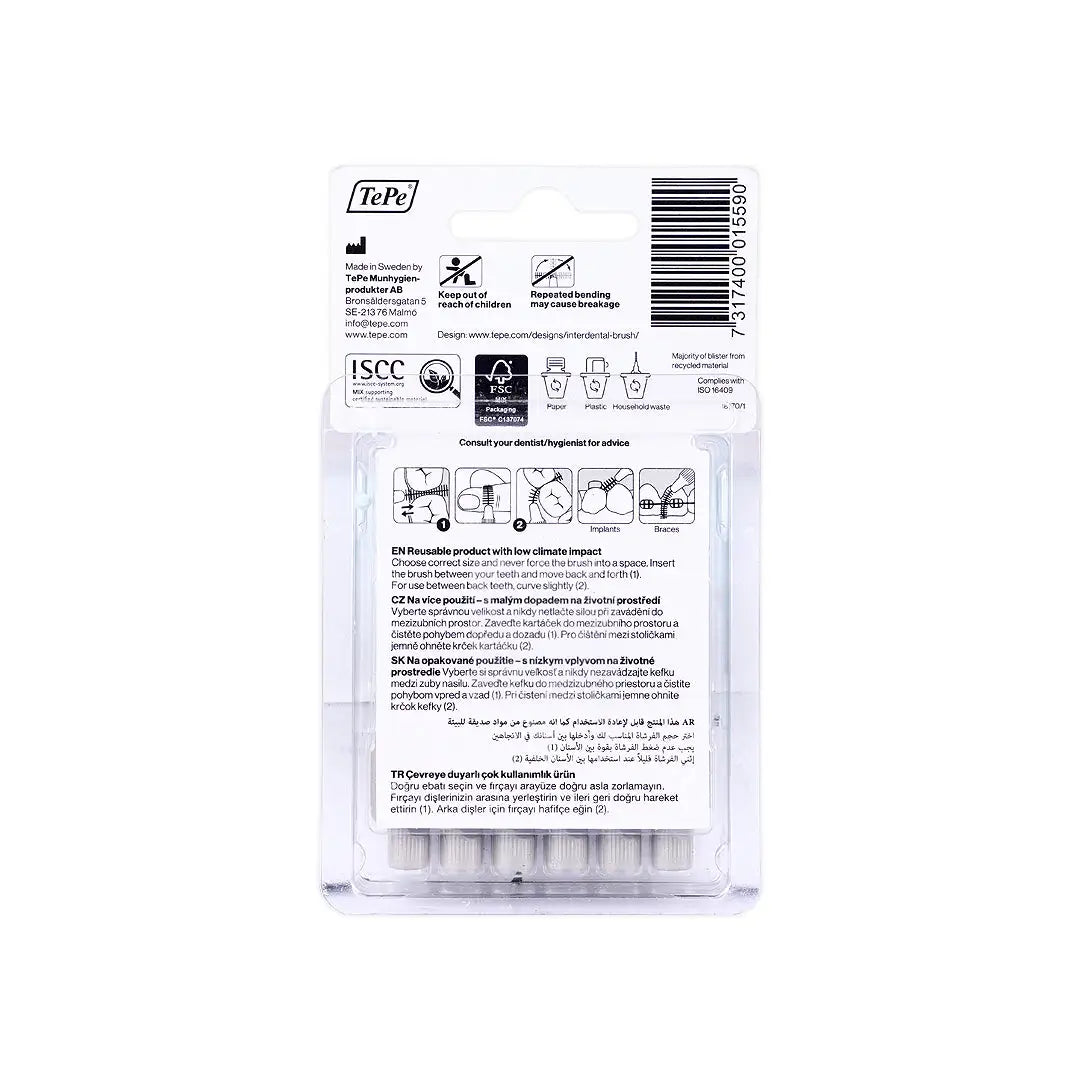 tepe interdental brush 1 3mm size 7 grey
