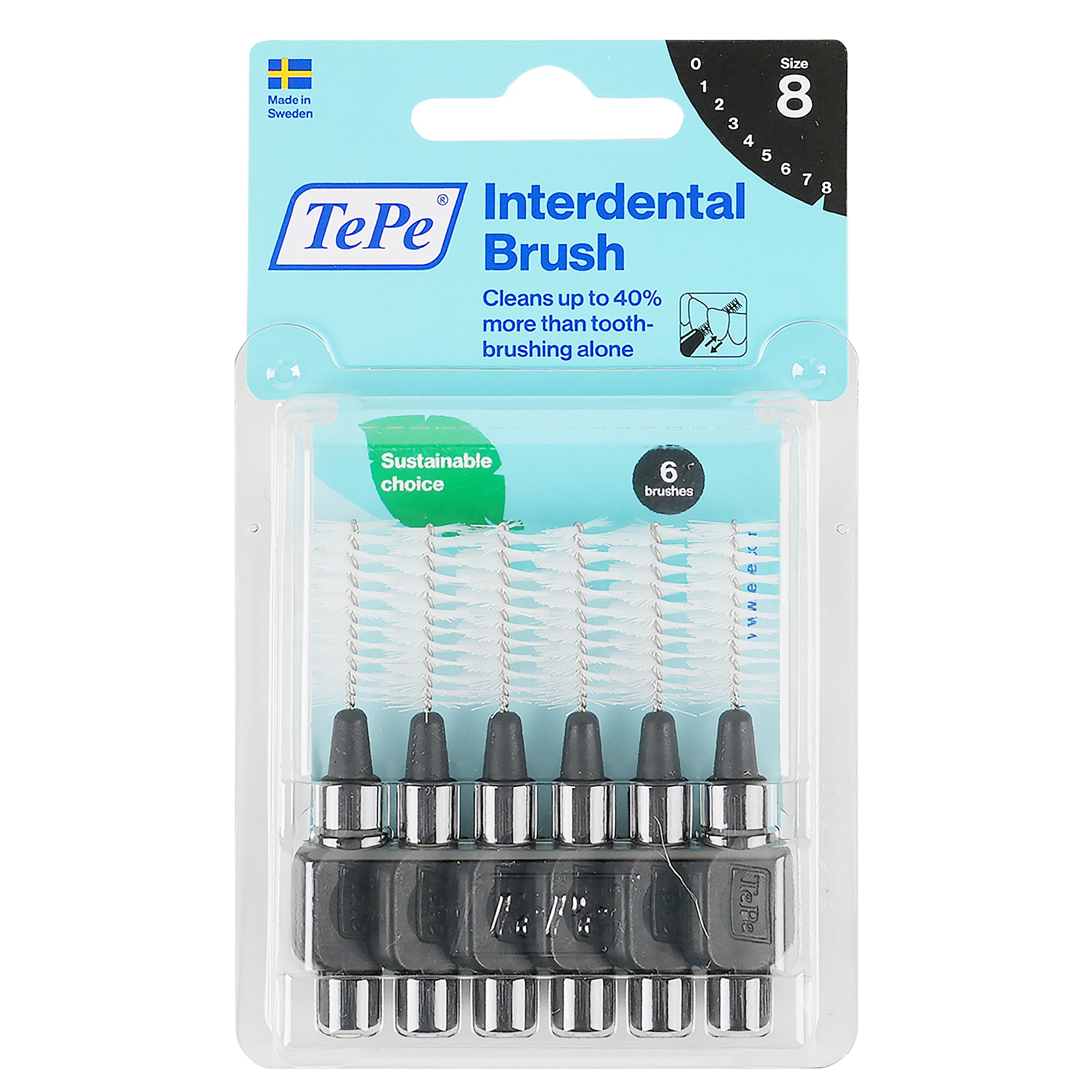 Tepe Interdental Brush 1.5mm Size-8 (Black)