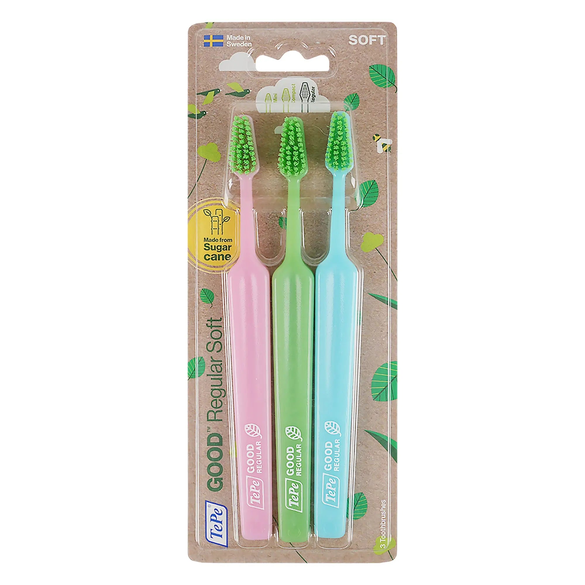 Tepe Good Regular Soft Toothbrush 3pcs-8422