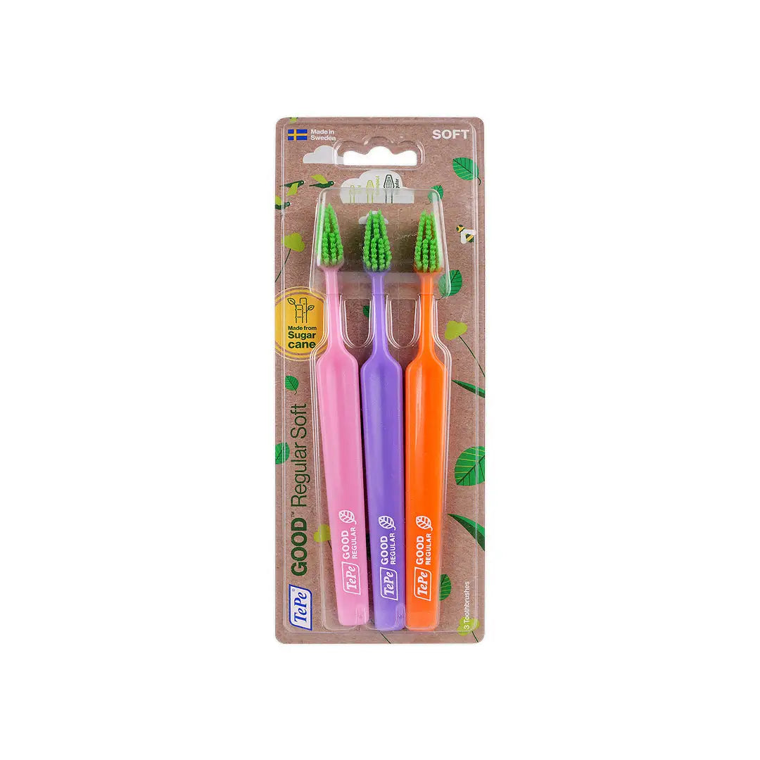 53116-Tepe Good Regular Soft Toothbrush 3pcs-8422
