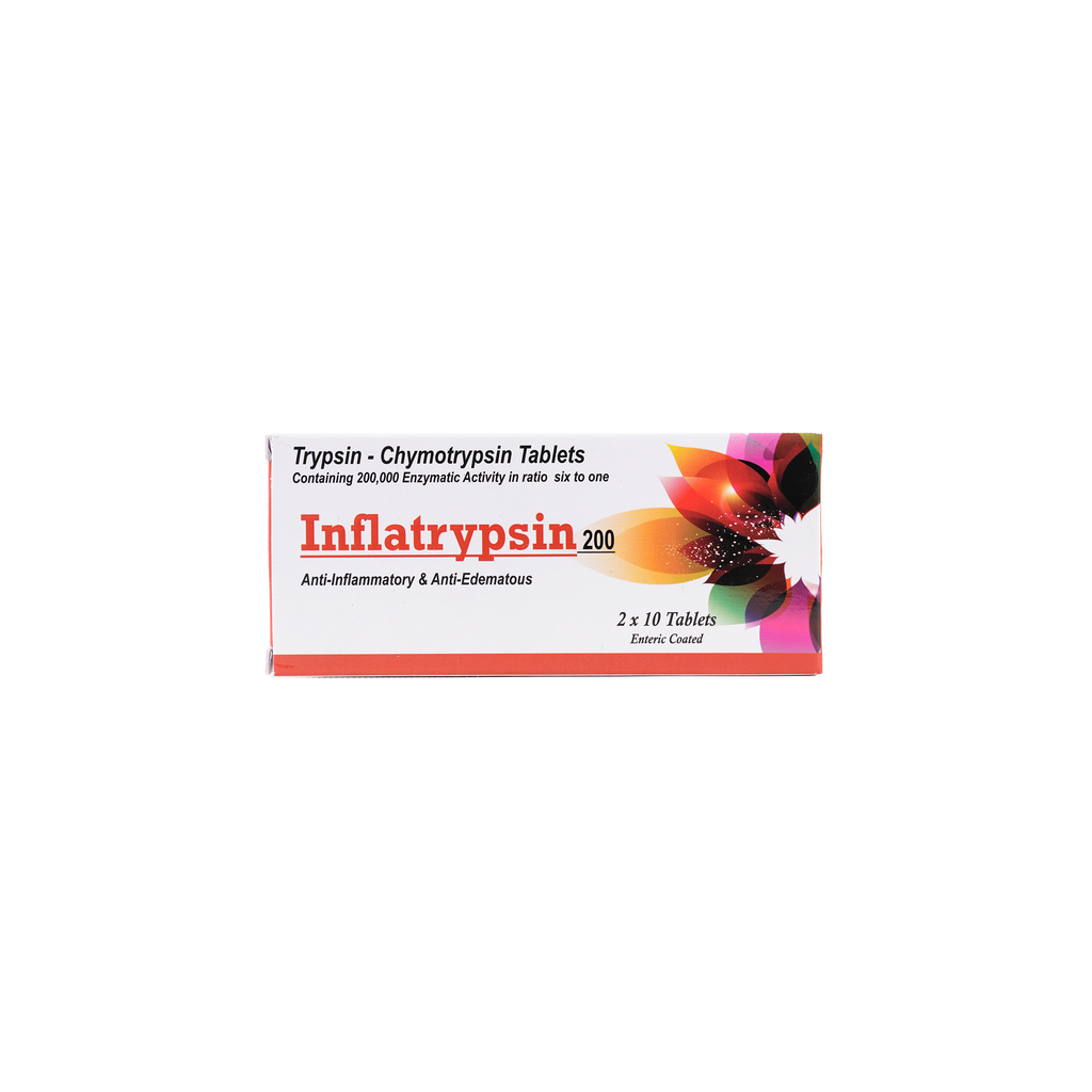 Inflatrypsin 200 20Tablets