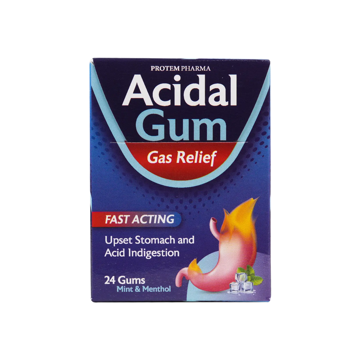 53129-Protem Pharma Acidal Gas Relief 24Gums