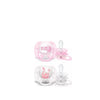 Avent Ultra Soft Soother 0-6m 2Pcs Girl-F222/02(PA241)