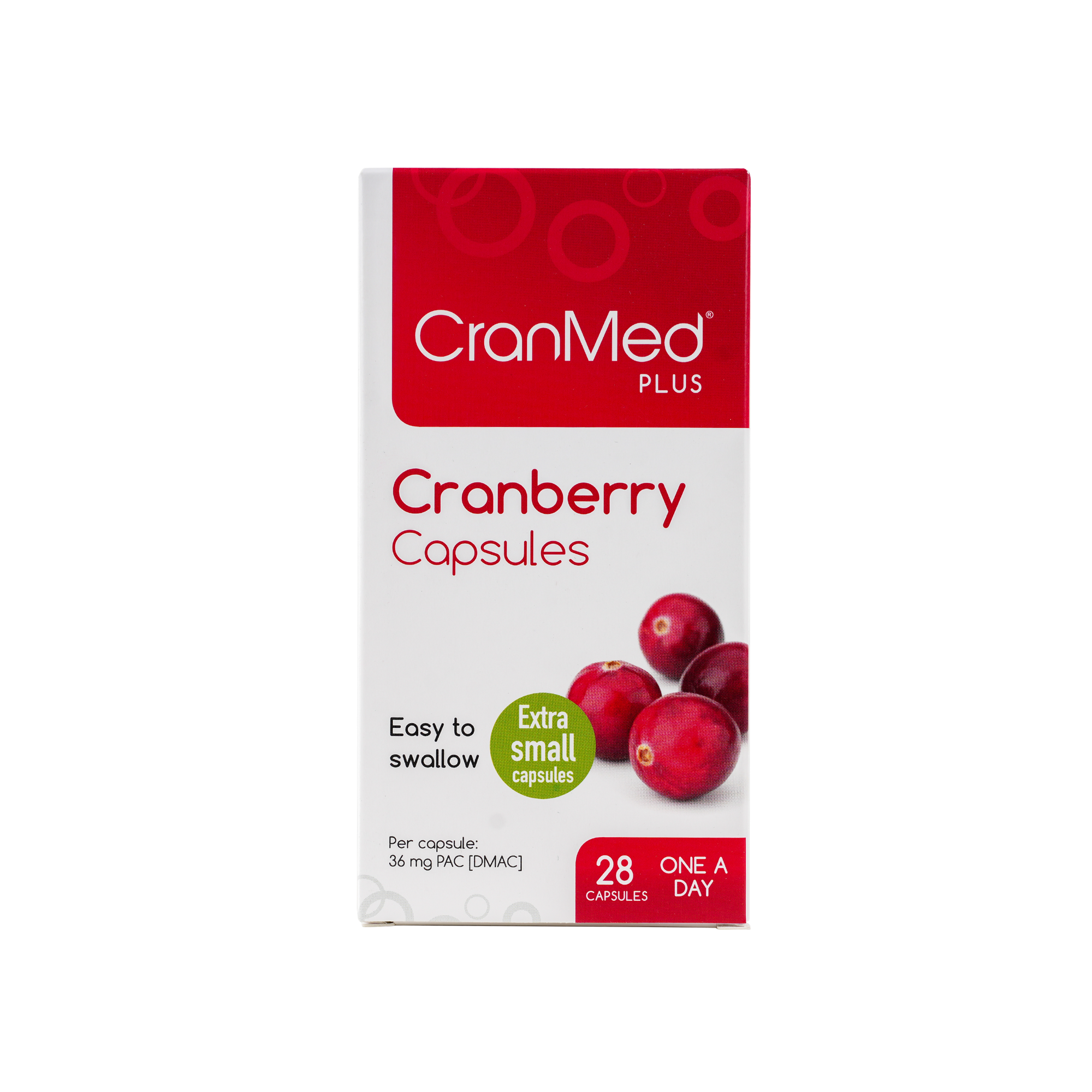 Cranmed Plus Cranberry 36mg 28 Capsules