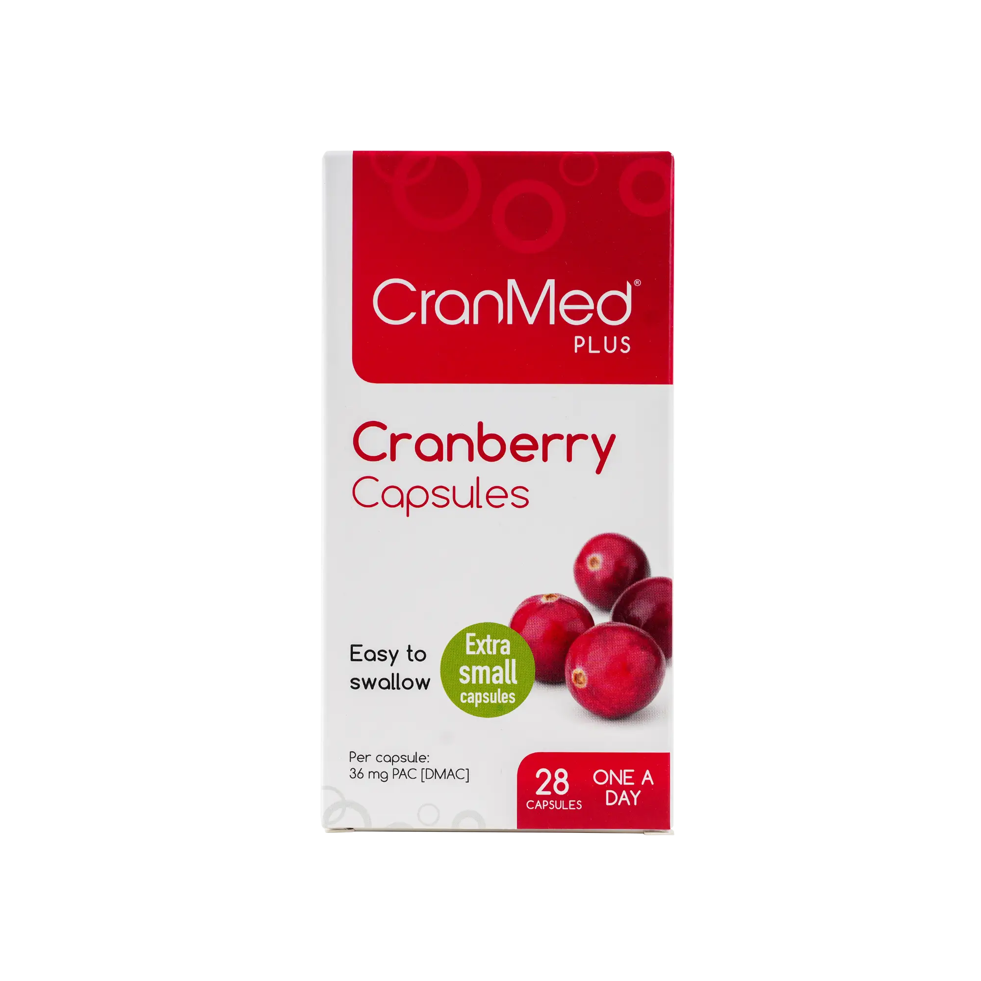 Cranmed Plus Cranberry 36mg 28 Capsules