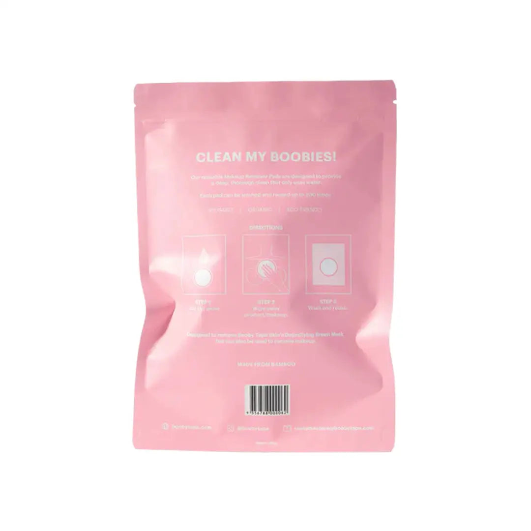 53148-Booby Tape Skin Makeup Remover Pads 3Pcs +1