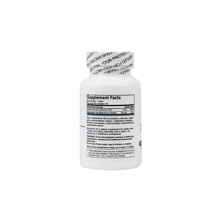 53152-Bronson Magnesium Citrate With Vitamin B6 90 Tablets +1