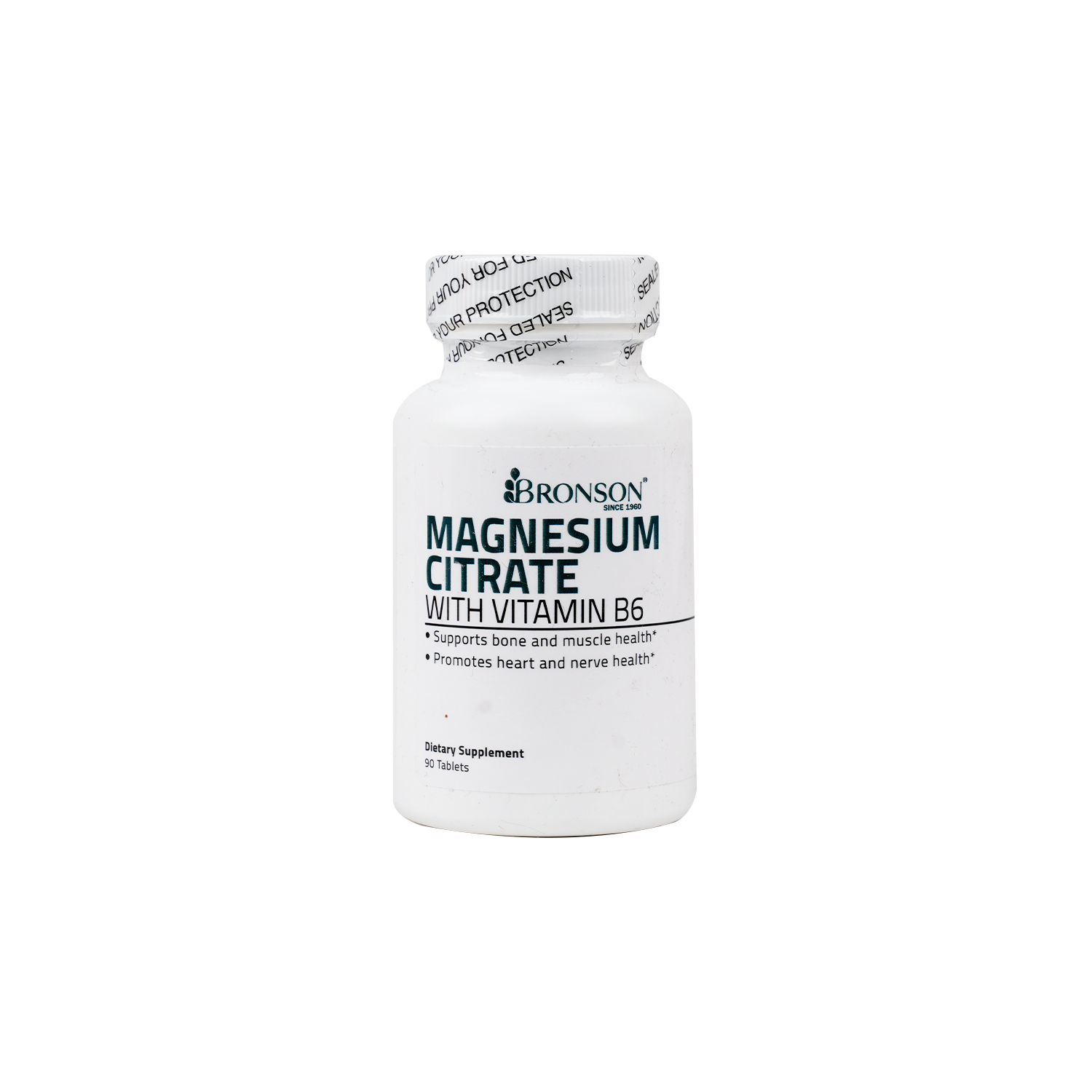 Bronson Magnesium Citrate With Vitamin B6 90 Tablets