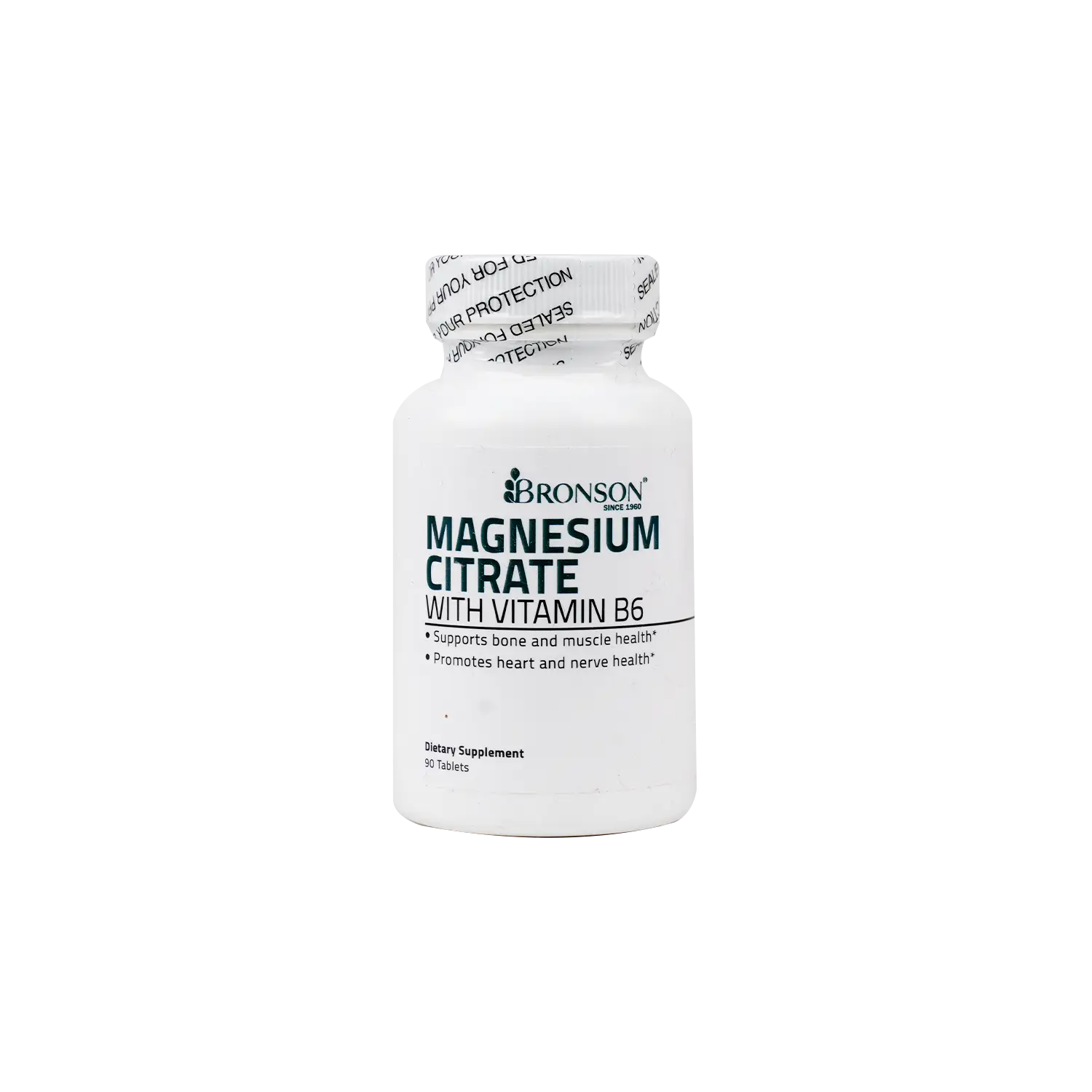 Bronson Magnesium Citrate With Vitamin B6 90 Tablets
