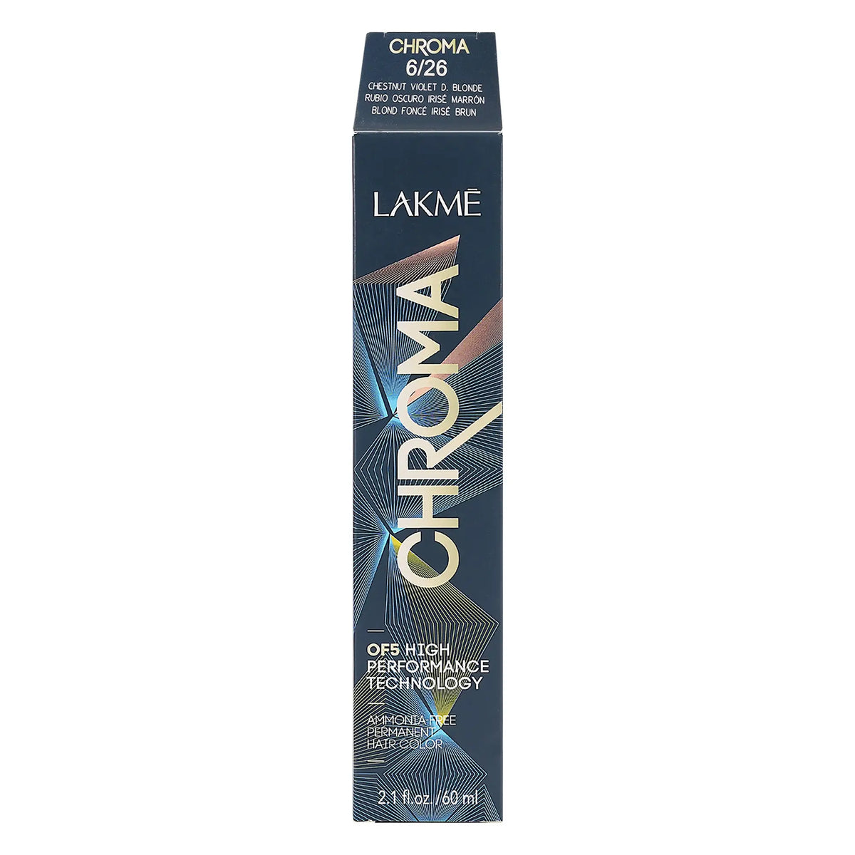 53156-Lakme Chroma 6/26 Chestnut Violet Dark Blonde 60ml